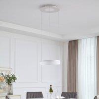 Lucande Smart LED pendant light Squillo white Tuya RGBW CCT