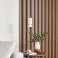 Lindby pendant light Kerimi, cream, 1-bulb