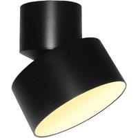 Lindby LED spotlight Nivoria, 14 cm, black, swivelling