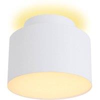Lindby Nivoria LED spotlight, 11cm diameter, 15W, white, metal