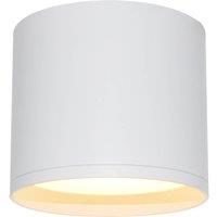Lindby Nivoria LED spotlight, 12 cm diameter, 15 W, white, metal