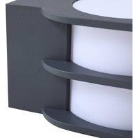 Lindby Smart LED outdoor wall light Fyra, round, CCT, RGB, Tuya
