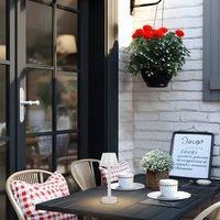 Lindby LED rechargeable light Gaja, white, USB, IP44, RGBW, dimmable