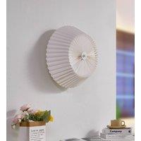 Lindby Magali ceiling light, white, paper, 45 cm, E27