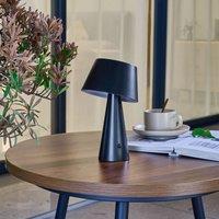 Lindby LED solar table lamp Lirinor black plastic 13 cm