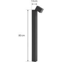 Lindby Othil path light, 80 cm high, anthracite, metal
