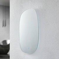 Lucande LED mirror Celestiel, oval, heatable, CCT, 80 cm