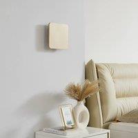 Lucande LED wall light Elrik, gold-coloured, 22 cm, metal