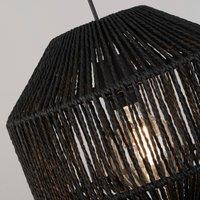 Searchlight Wicker pendant light, 3-bulb