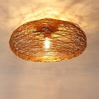 Lindby Kaviya ceiling light, copper, 40 cm, iron, E27