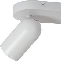 Lucide Punch downlight, 2-bulb, white
