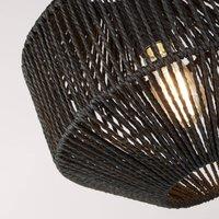 Searchlight Wicker pendant light, 1-bulb