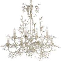 Searchlight Almandite chandelier, 8-bulb