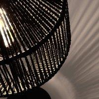 Searchlight Wicker table lamp