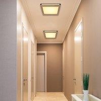 Globo LED ceiling light Karla square 30x30 cm