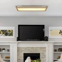 Globo LED ceiling light Karla rectangular, length 80 cm