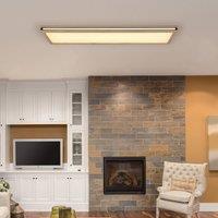 Globo LED ceiling light Karla rectangular length 120 cm