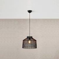 Marksljd Capanna pendant light, metal shade, black