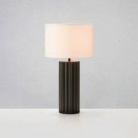Marksljd Hashira table lamp with fabric shade, black