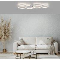 Paul Neuhaus LED ceiling lamp Kiringe, white, metal, dimmable