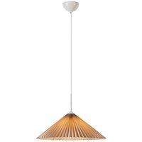 Marksljd Plisado pendant light with pleated lampshade, beige