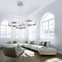 Paul Neuhaus Sculli LED pendant light, silver