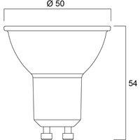 Sylvania reflector LED bulb GU10 2.2W 3000K 350lm