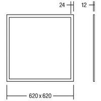 BRUMBERG Ailis LED panel Microprism 3000K DALI