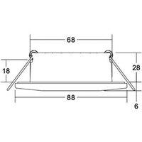 BRUMBERG Chooose LED downlight, round, white