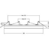 BRUMBERG Moon Midi LED ceiling panel RC CCT 22.5cm