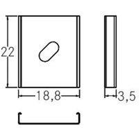 BRUMBERG One holder set, steel