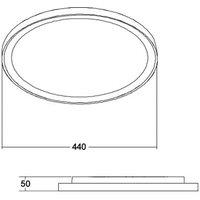 BRUMBERG Sunny Midi LED ceiling lamp RC CCT white