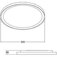 BRUMBERG Sunny Maxi LED ceiling lamp RC CCT white