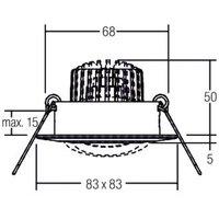 BRUMBERG BB14 recessed dim2warm RC dim black