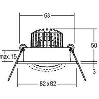 BRUMBERG BB19 dim2warm RC junction box light gold