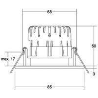 BRUMBERG BB20 IP65 DALI junction box nickel