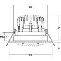 BRUMBERG BB23 recessed IP65 not dimmable white