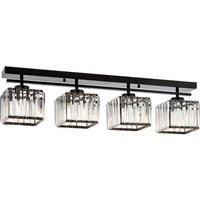 Avonni Ceiling light AV-1795-4Y-BSY 4-bulb beam, black