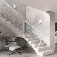Euluna Faelan wall light with shade, white