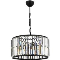 Avonni AV-1667-3BSY pendant light with crystal glass rods