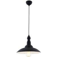 Avonni AV-4100-M5-BSY pendant light in black, interior white
