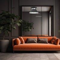 Luminex Avery hanging light with metal shade in anthracite/nickel