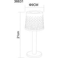 Globo 36631 solar battery table lamp, IP44, black