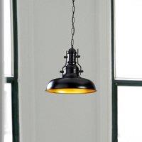 Opviq Pendant light Berceste 200-S 32cm black/gold