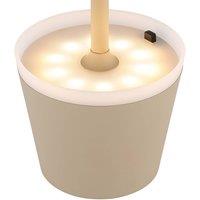 Globo 36637S solar table lamp, IP44, sand