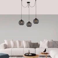 Opviq Hanging light Fellini MR-897 3-bulb decentralised black