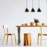 Opviq Pendant light Tattoo 6211 3-light linear black/gold