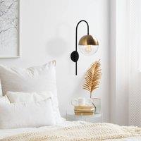 Opviq Wall light Bastos 3055, black/gold antique/clear