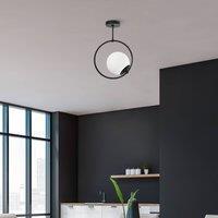 Opviq Ceiling light GMN-000013 black glass shade 1-bulb.
