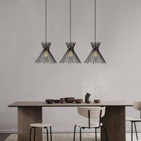Opviq Pendant light Kirpi 3088 3-bulb linear black